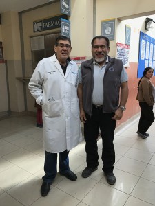 Drs. Rozas and Morales at the clinic
